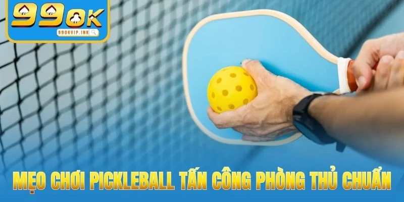 Mẹo chơi pickleball tấn công phòng thủ chuẩn